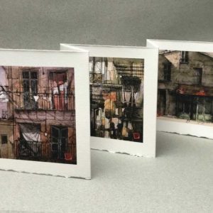 Yves Coladon artiste peintre graveur, Leporello fenêtres sur cour