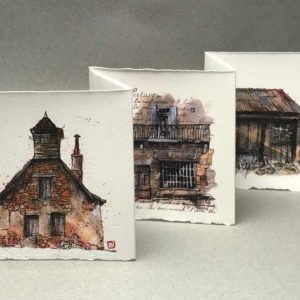 Yves Coladon artiste peintre graveur, Leporello architecture de France