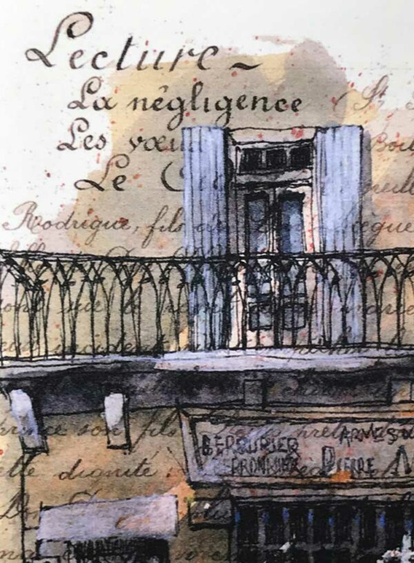 Yves Coladon artiste peintre graveur, Leporello architecture de France
