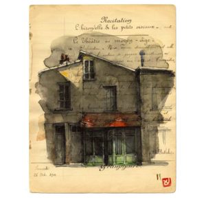 Maison N°2, Yves Coladon artiste peintre graveur