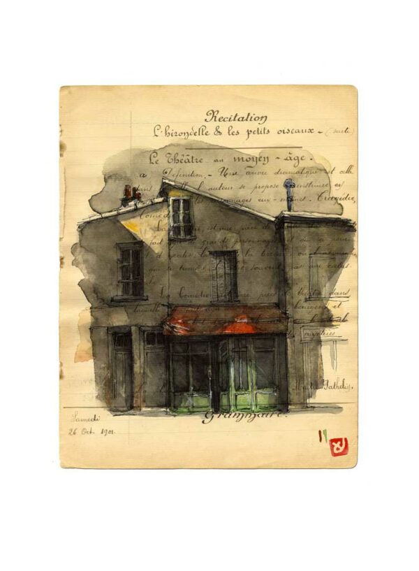 Maison N°2, Yves Coladon artiste peintre graveur