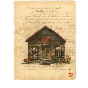 Maison N°6, Yves Coladon artiste peintre graveur