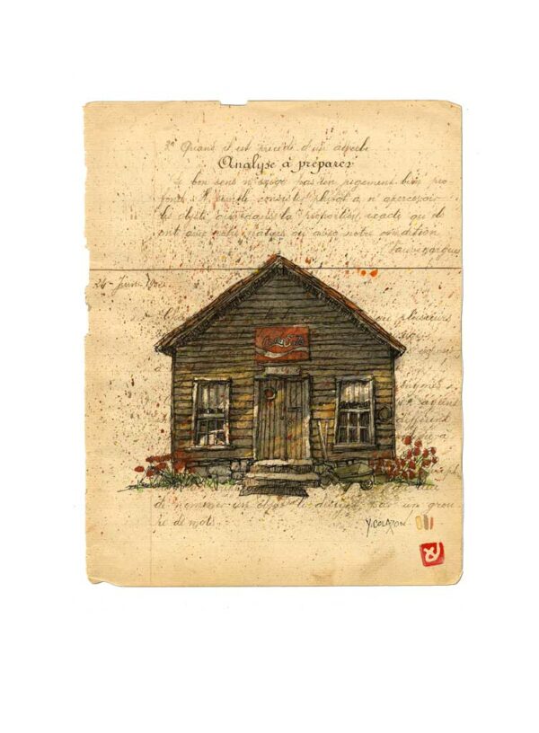 Maison N°6, Yves Coladon artiste peintre graveur