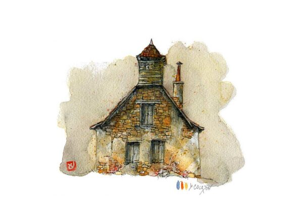 Maison N°7, Yves Coladon artiste peintre graveur