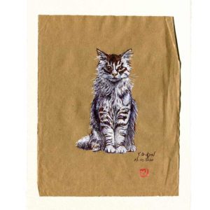 Yves-Coladon-Carte-Postale-chat1