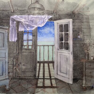 La chambre verte - Tirage papier d'Art