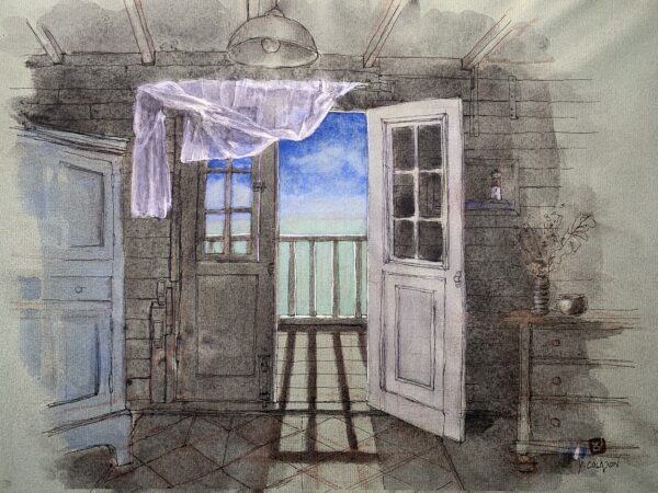 La chambre verte - Tirage papier d'Art