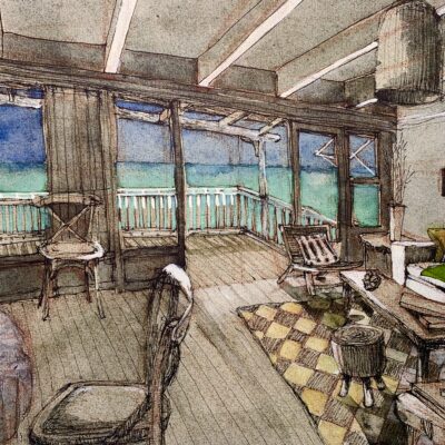 Intérieur mer - Tirage papier d'Art